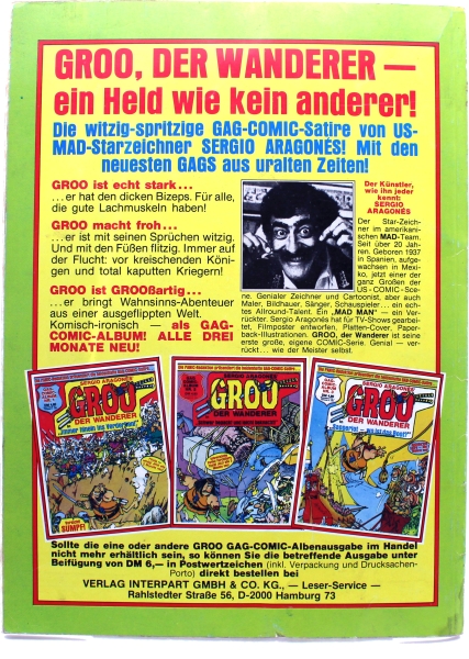 Gag-Comic-Album Nr. 1: Sergio Aragones "Groo der Wanderer"